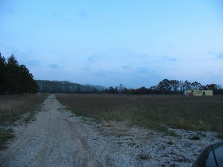 Chippewa Drive-In Theatre - Driveway - Photo From Water Winter Wonderland (newer photo)